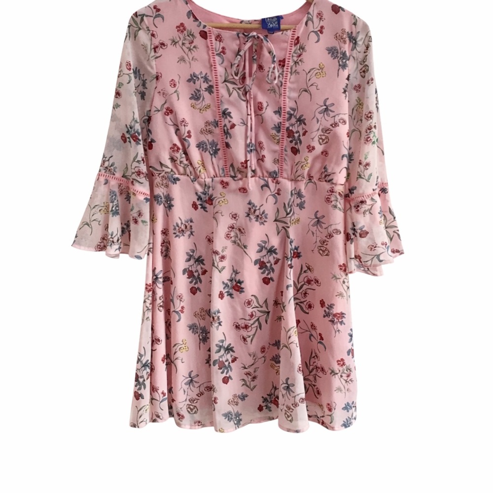 Disney Beauty and the Beast Floral Dress – Pink, Size Medium
